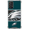 NFL Philadelphia Eagles Zone Block Galaxy A72 5G Clear Case